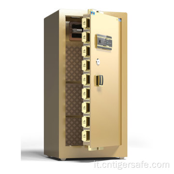 Tiger Safes Classic Series Gold 120 cm Lock di impronta digitale alta